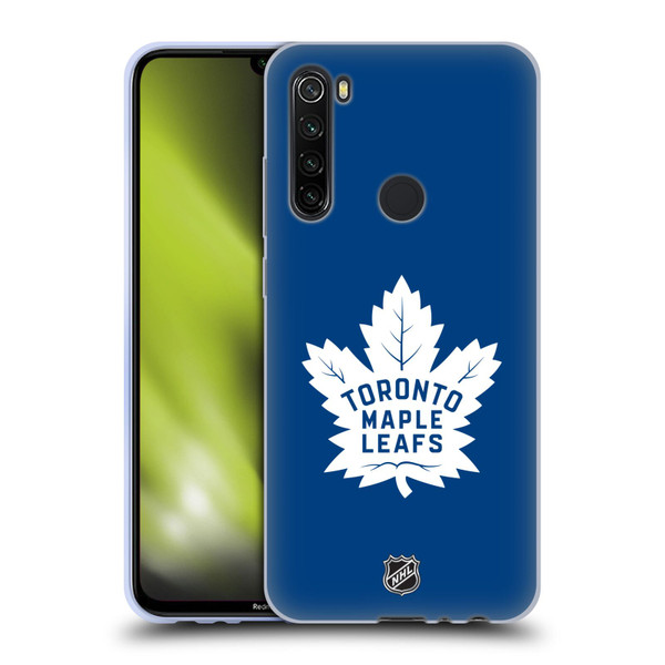 NHL Toronto Maple Leafs Plain Soft Gel Case for Xiaomi Redmi Note 8T