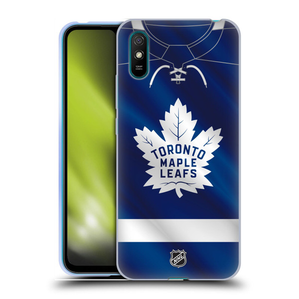 NHL Toronto Maple Leafs Jersey Soft Gel Case for Xiaomi Redmi 9A / Redmi 9AT