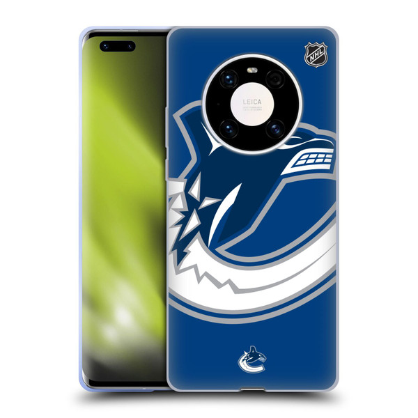 NHL Vancouver Canucks Oversized Soft Gel Case for Huawei Mate 40 Pro 5G