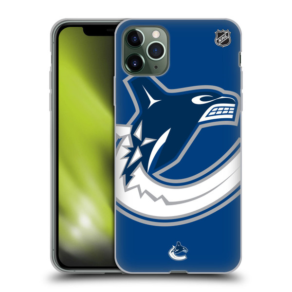 NHL Vancouver Canucks Oversized Soft Gel Case for Apple iPhone 11 Pro Max