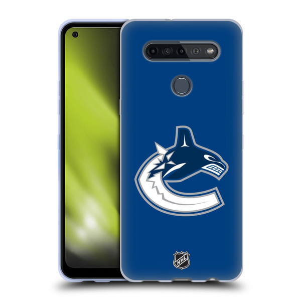 NHL Vancouver Canucks Plain Soft Gel Case for LG K51S