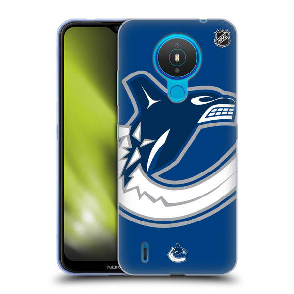 NHL Vancouver Canucks Oversized Soft Gel Case for Nokia 1.4