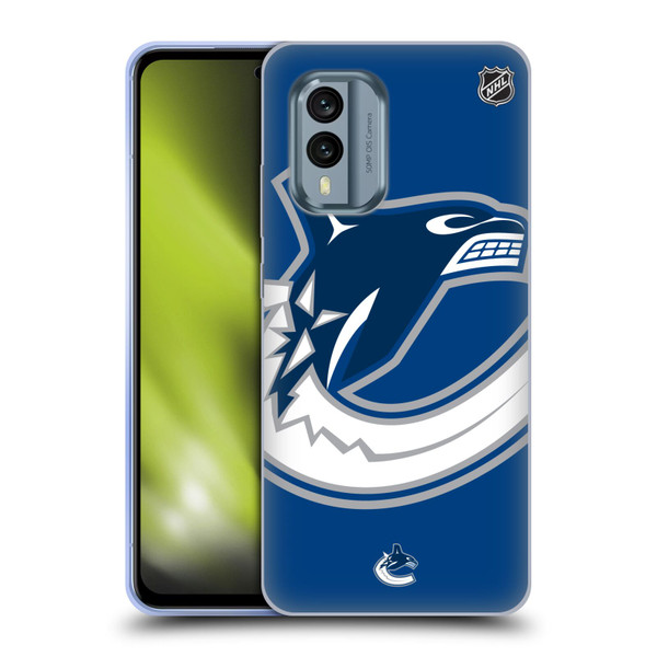 NHL Vancouver Canucks Oversized Soft Gel Case for Nokia X30