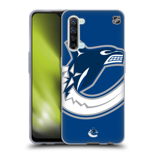 NHL Vancouver Canucks Oversized Soft Gel Case for OPPO Find X2 Lite 5G