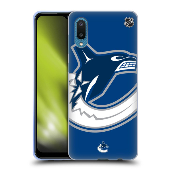 NHL Vancouver Canucks Oversized Soft Gel Case for Samsung Galaxy A02/M02 (2021)