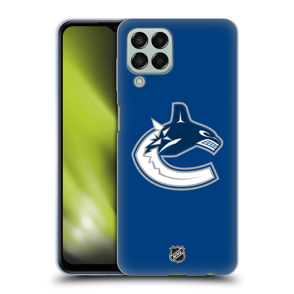 NHL Vancouver Canucks Plain Soft Gel Case for Samsung Galaxy M33 (2022)