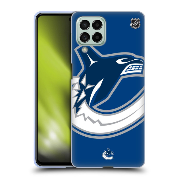 NHL Vancouver Canucks Oversized Soft Gel Case for Samsung Galaxy M53 (2022)