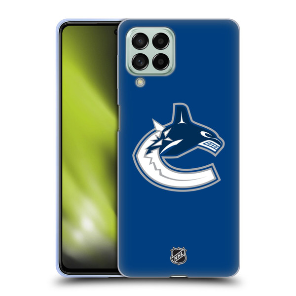 NHL Vancouver Canucks Plain Soft Gel Case for Samsung Galaxy M53 (2022)