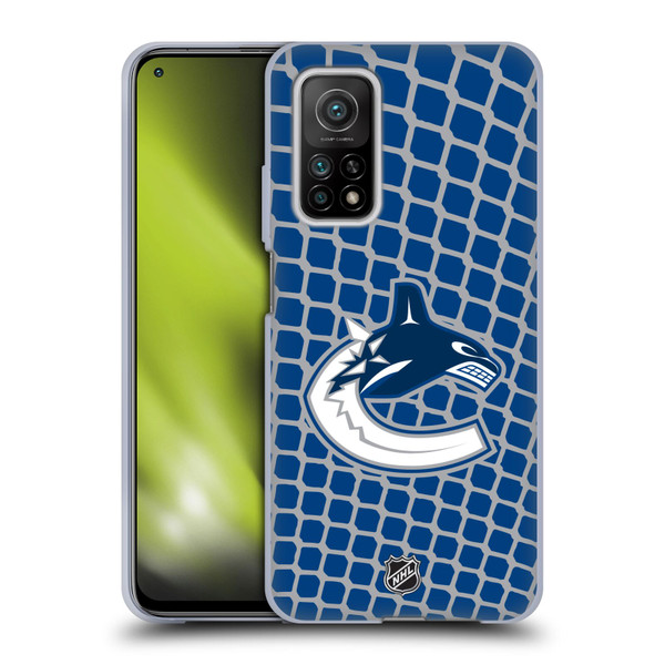 NHL Vancouver Canucks Net Pattern Soft Gel Case for Xiaomi Mi 10T 5G