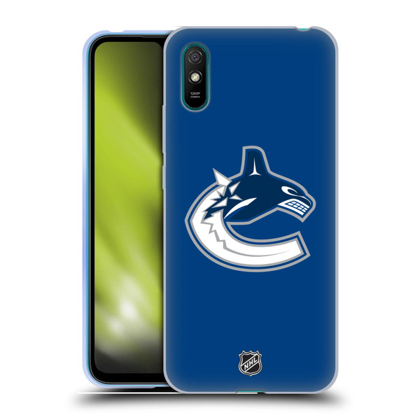 NHL Vancouver Canucks Plain Soft Gel Case for Xiaomi Redmi 9A / Redmi 9AT