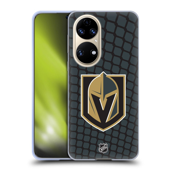 NHL Vegas Golden Knights Net Pattern Soft Gel Case for Huawei P50