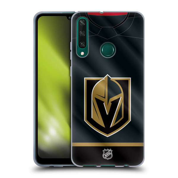 NHL Vegas Golden Knights Jersey Soft Gel Case for Huawei Y6p