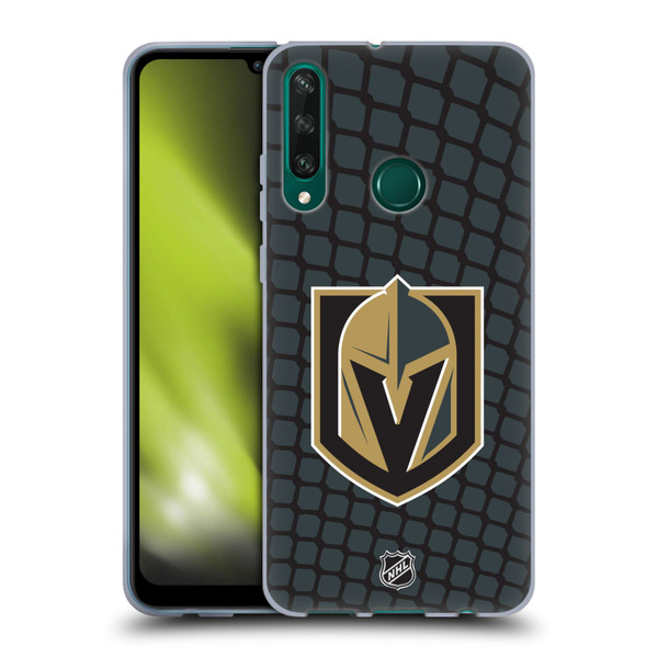 NHL Vegas Golden Knights Net Pattern Soft Gel Case for Huawei Y6p
