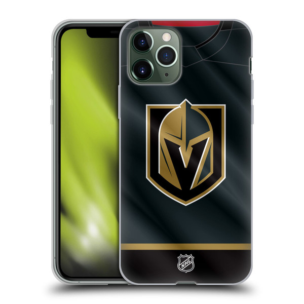 NHL Vegas Golden Knights Jersey Soft Gel Case for Apple iPhone 11 Pro