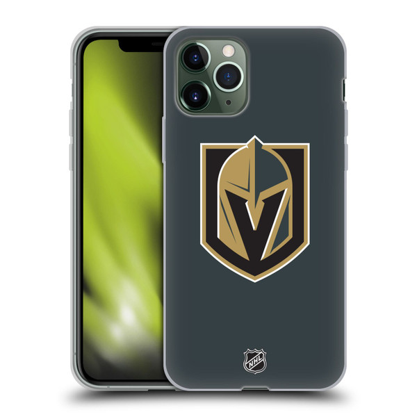 NHL Vegas Golden Knights Plain Soft Gel Case for Apple iPhone 11 Pro