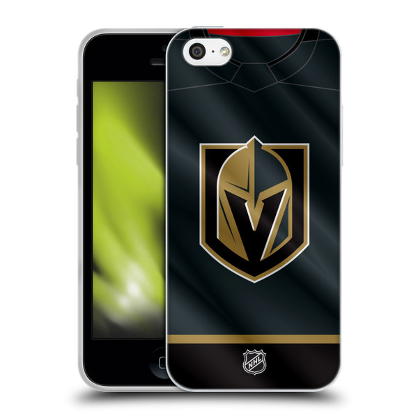 NHL Vegas Golden Knights Jersey Soft Gel Case for Apple iPhone 5c