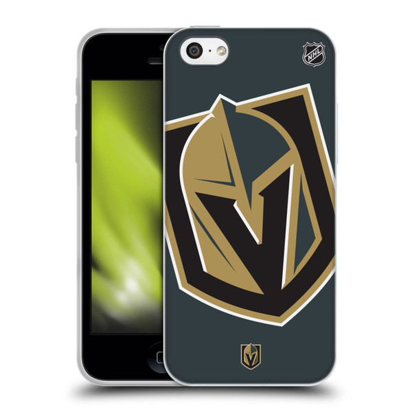 NHL Vegas Golden Knights Oversized Soft Gel Case for Apple iPhone 5c