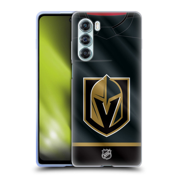 NHL Vegas Golden Knights Jersey Soft Gel Case for Motorola Edge S30 / Moto G200 5G