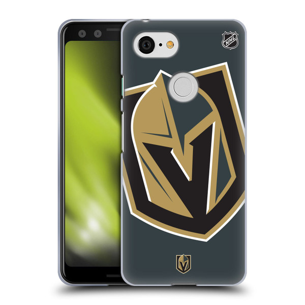 NHL Vegas Golden Knights Oversized Soft Gel Case for Google Pixel 3