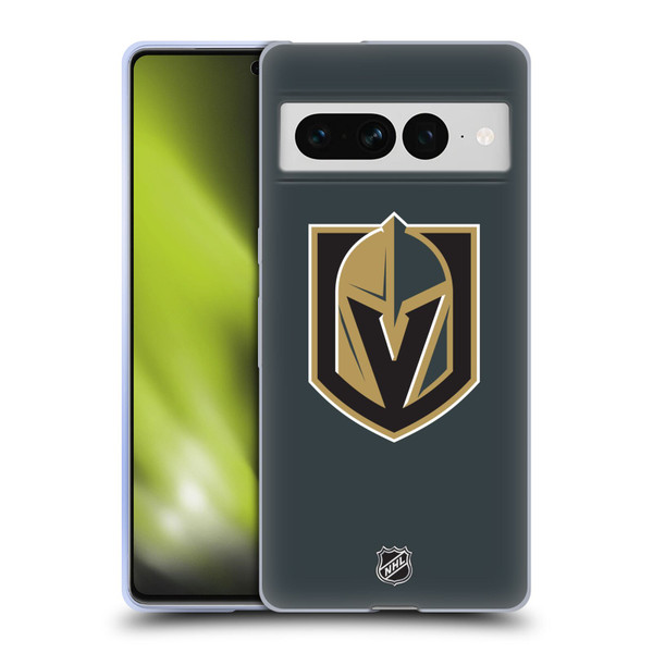NHL Vegas Golden Knights Plain Soft Gel Case for Google Pixel 7 Pro