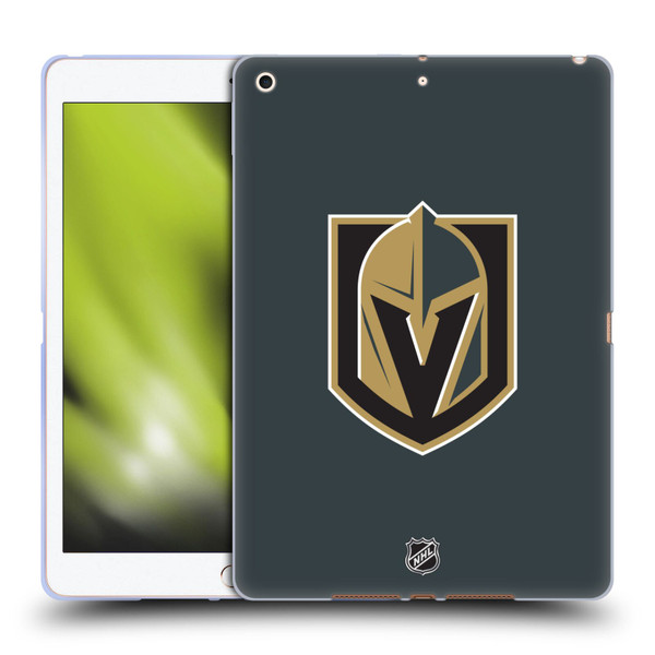 NHL Vegas Golden Knights Plain Soft Gel Case for Apple iPad 10.2 2019/2020/2021