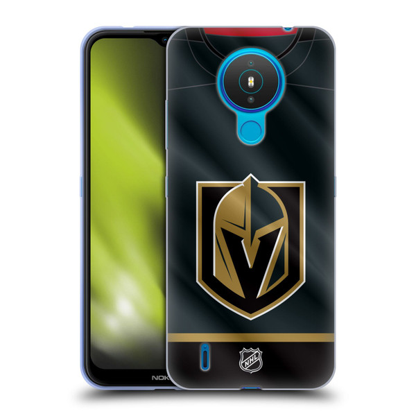 NHL Vegas Golden Knights Jersey Soft Gel Case for Nokia 1.4