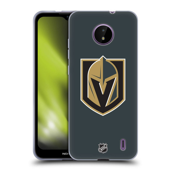 NHL Vegas Golden Knights Plain Soft Gel Case for Nokia C10 / C20