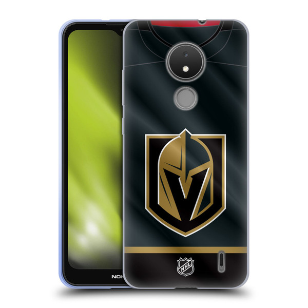 NHL Vegas Golden Knights Jersey Soft Gel Case for Nokia C21