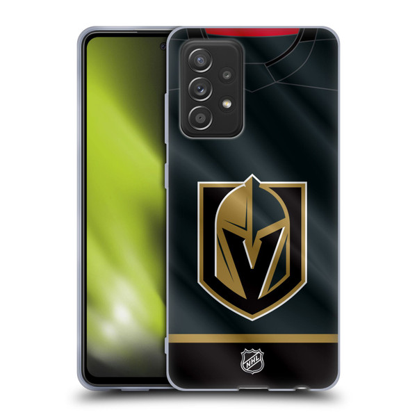 NHL Vegas Golden Knights Jersey Soft Gel Case for Samsung Galaxy A52 / A52s / 5G (2021)