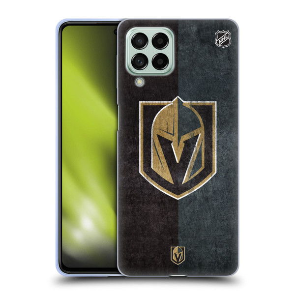 NHL Vegas Golden Knights Half Distressed Soft Gel Case for Samsung Galaxy M53 (2022)