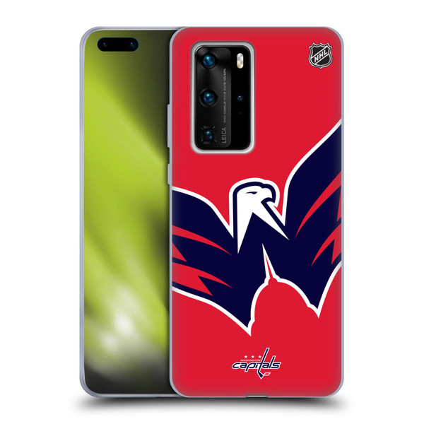 NHL Washington Capitals Oversized Soft Gel Case for Huawei P40 Pro / P40 Pro Plus 5G