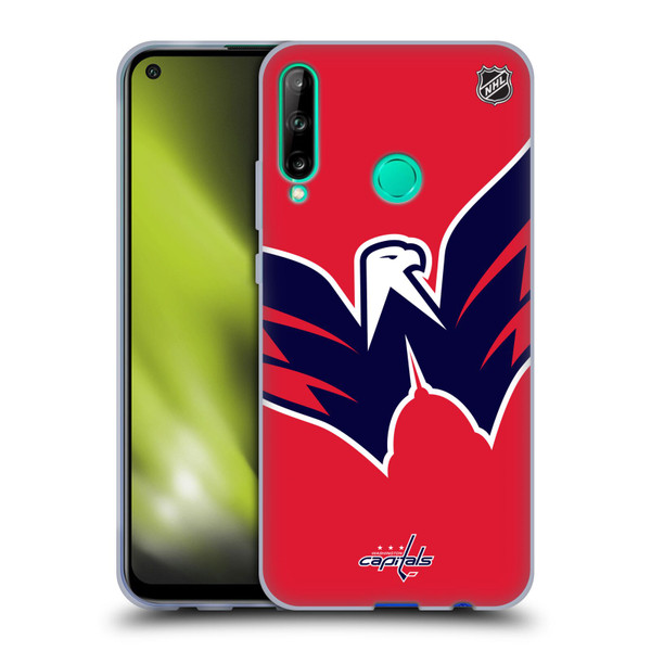 NHL Washington Capitals Oversized Soft Gel Case for Huawei P40 lite E