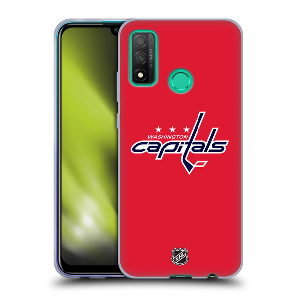 NHL Washington Capitals Plain Soft Gel Case for Huawei P Smart (2020)