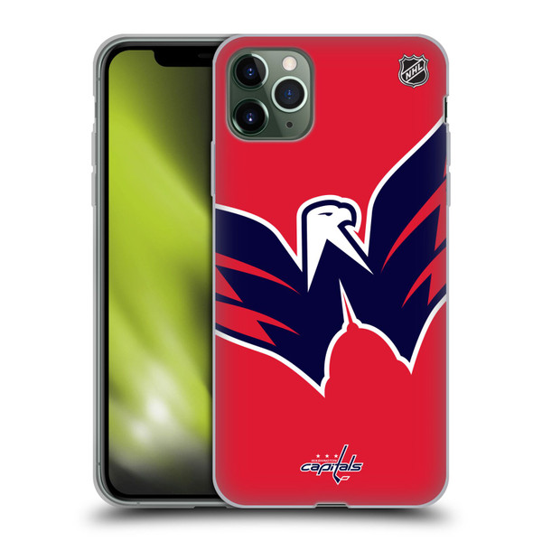 NHL Washington Capitals Oversized Soft Gel Case for Apple iPhone 11 Pro Max
