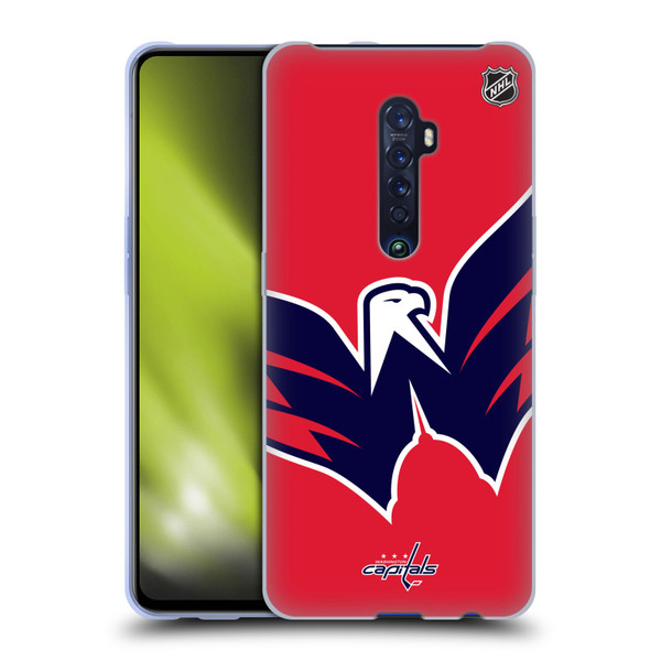 NHL Washington Capitals Oversized Soft Gel Case for OPPO Reno 2