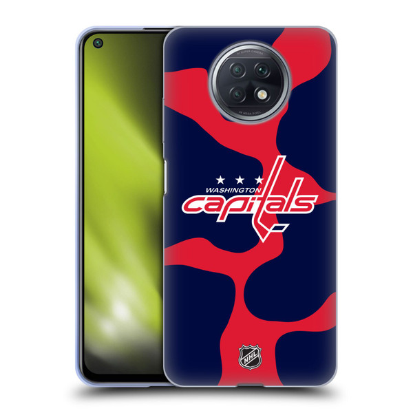 NHL Washington Capitals Cow Pattern Soft Gel Case for Xiaomi Redmi Note 9T 5G