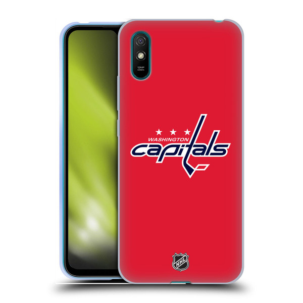 NHL Washington Capitals Plain Soft Gel Case for Xiaomi Redmi 9A / Redmi 9AT