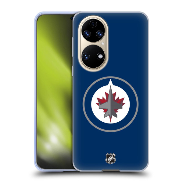 NHL Winnipeg Jets Plain Soft Gel Case for Huawei P50