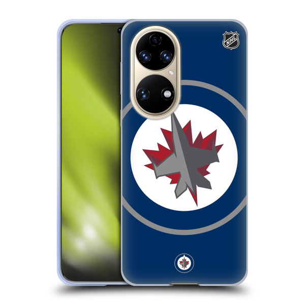 NHL Winnipeg Jets Oversized Soft Gel Case for Huawei P50