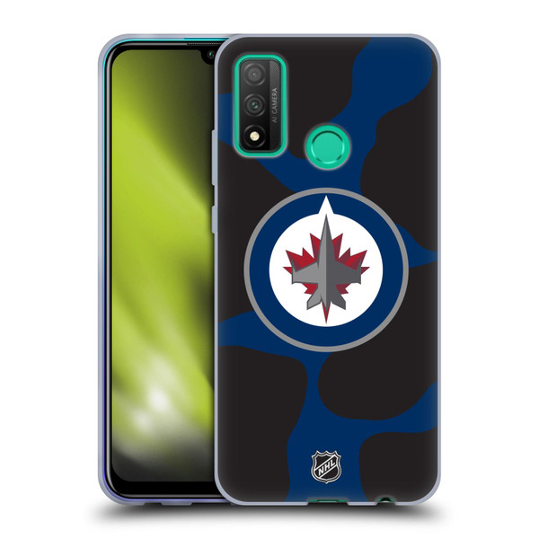 NHL Winnipeg Jets Cow Pattern Soft Gel Case for Huawei P Smart (2020)