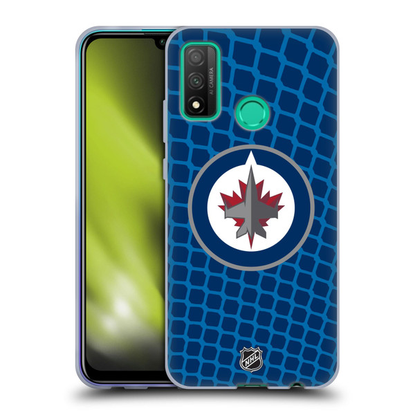 NHL Winnipeg Jets Net Pattern Soft Gel Case for Huawei P Smart (2020)