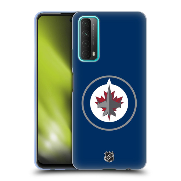 NHL Winnipeg Jets Plain Soft Gel Case for Huawei P Smart (2021)