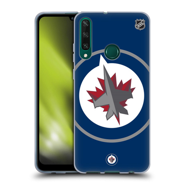 NHL Winnipeg Jets Oversized Soft Gel Case for Huawei Y6p