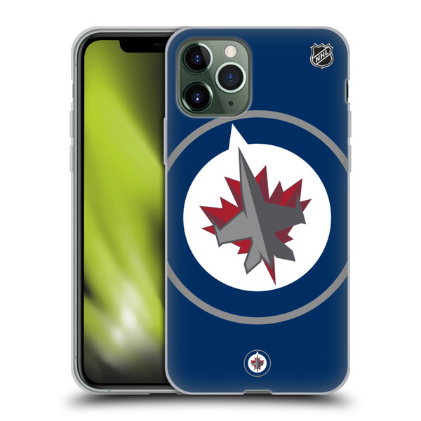 NHL Winnipeg Jets Oversized Soft Gel Case for Apple iPhone 11 Pro