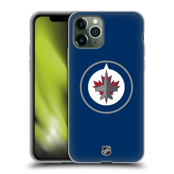 NHL Winnipeg Jets Plain Soft Gel Case for Apple iPhone 11 Pro