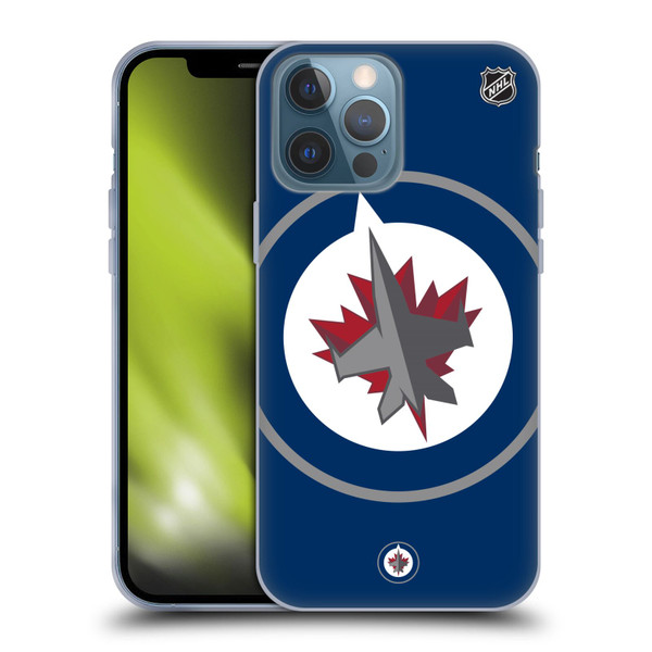 NHL Winnipeg Jets Oversized Soft Gel Case for Apple iPhone 13 Pro Max