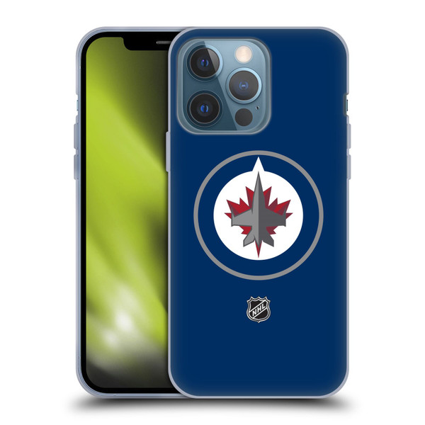 NHL Winnipeg Jets Plain Soft Gel Case for Apple iPhone 13 Pro