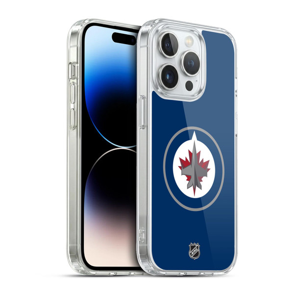 NHL Winnipeg Jets Plain Soft Gel Case for Apple iPhone 13 Pro & MagSafe