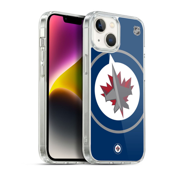 NHL Winnipeg Jets Oversized Soft Gel Case for Apple iPhone 14