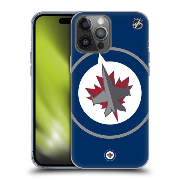 NHL Winnipeg Jets Oversized Soft Gel Case for Apple iPhone 14 Pro Max